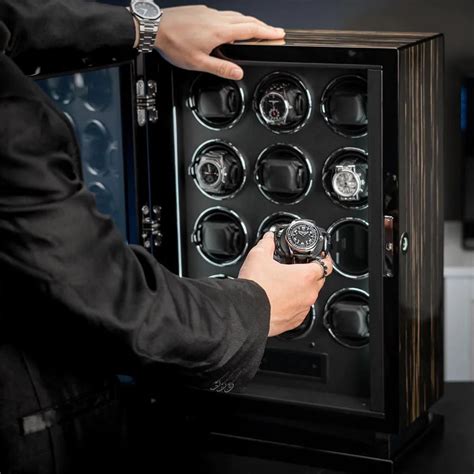 breitling watch winder settings